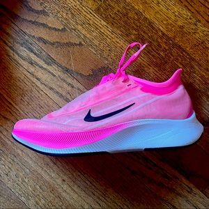 Nike zoom fly 3 hot pink womens size 8 $90